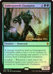 (Promo-Prerelease)Undergrowth Champion/下生えの勇者